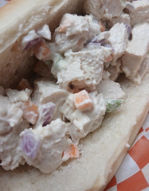 Chicken Salad Sub w Chips or Soda