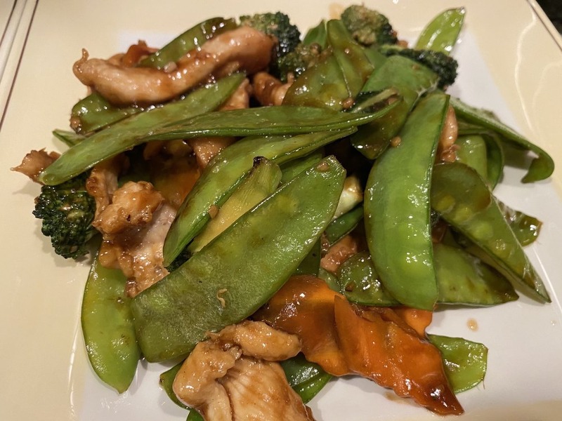 Chicken with Snow Peas