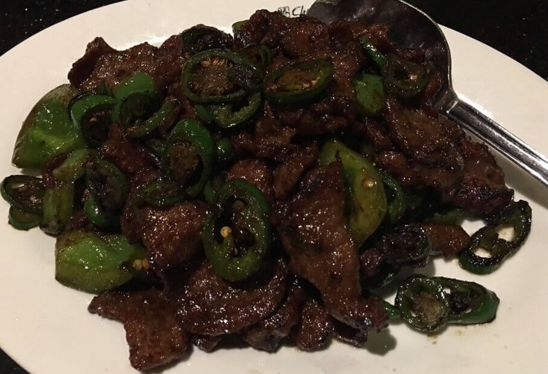Shredded Beef with Beef Pepper
