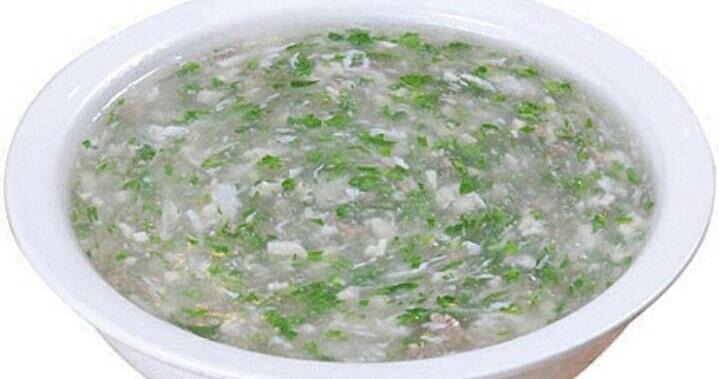 Minced Beef & Egg White w. Cilantro