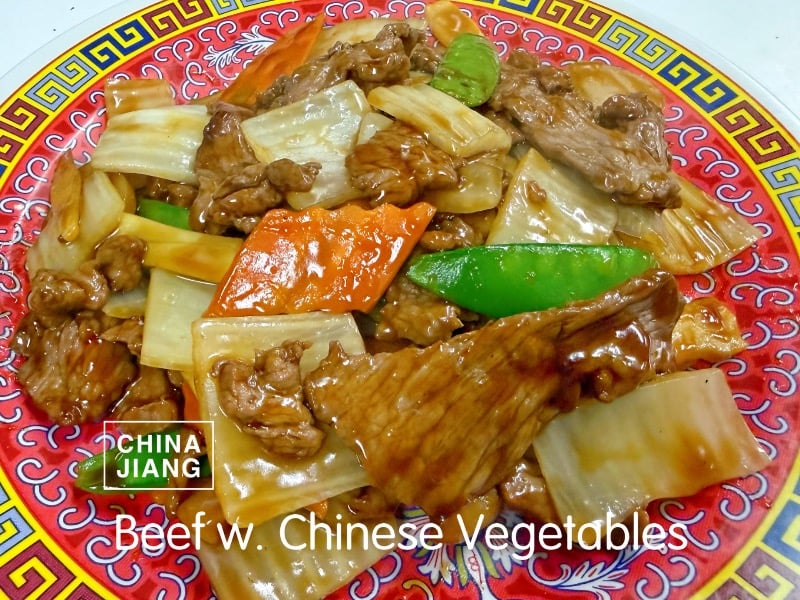 57. Beef w. Chinese Vegetables 白菜牛
