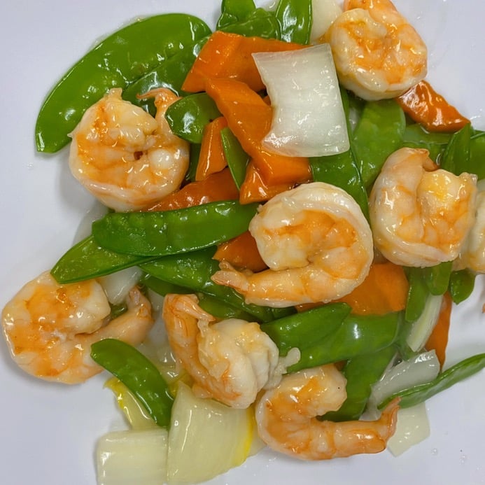 Shrimp with Snow Peas