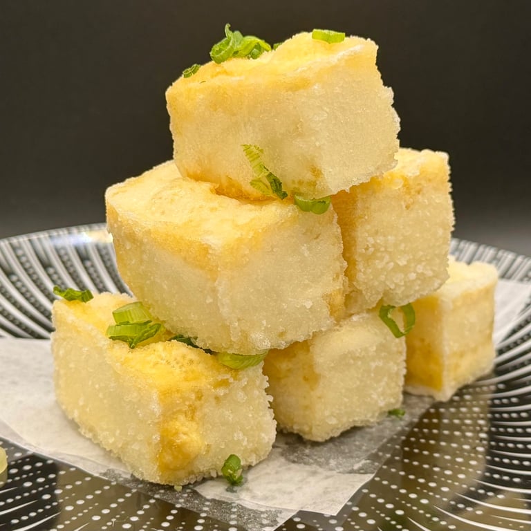 3. 炸豆腐 Agedashi Tofu (6 pcs)