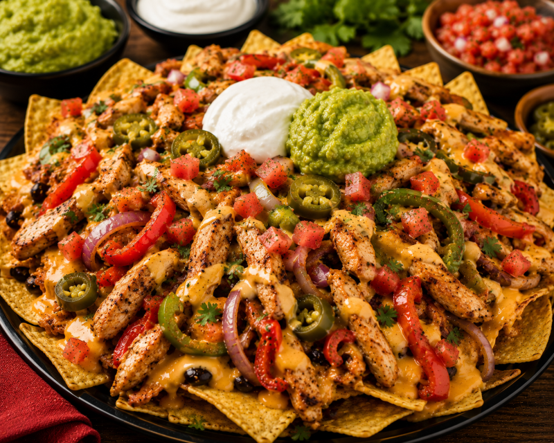 Fajita Chicken Nachos