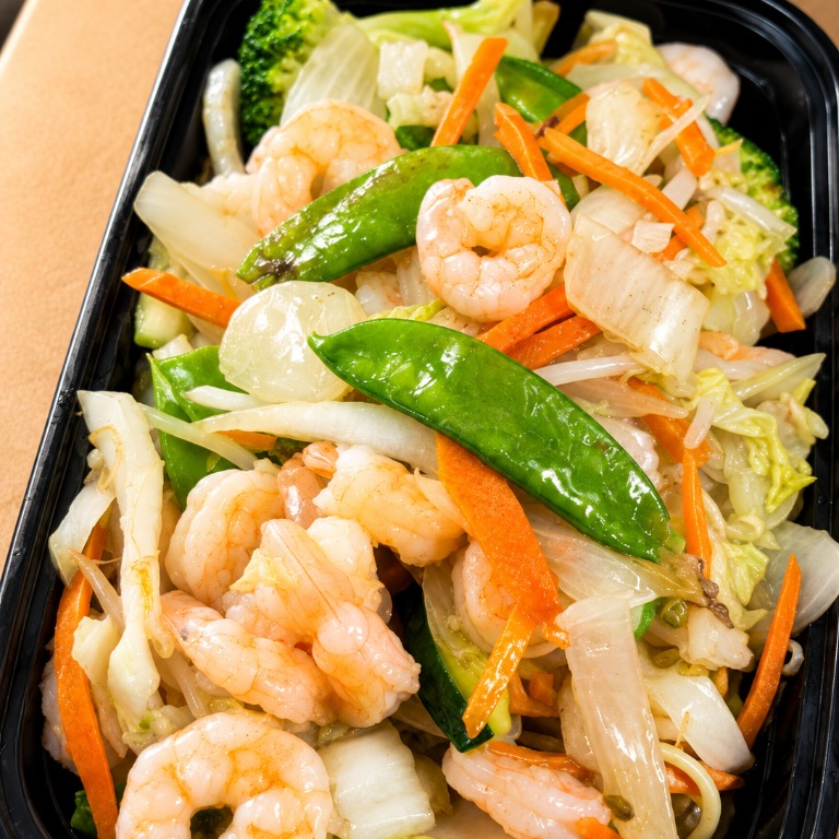84. Shrimp Chop Suey 虾杂碎