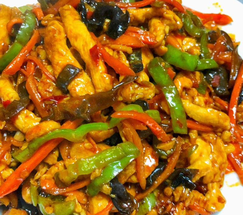 83. 鱼香鸡片 Chicken w/ Spicy & Sour Garlic Sauce
