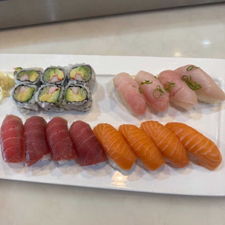 Tri Color Sushi