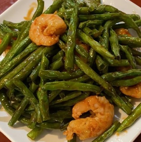 四季豆虾 89. Shrimp w. String Beans