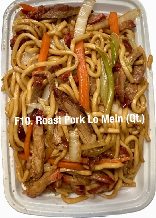 F10. 叉烧捞面 Roast Pork Lo Mein