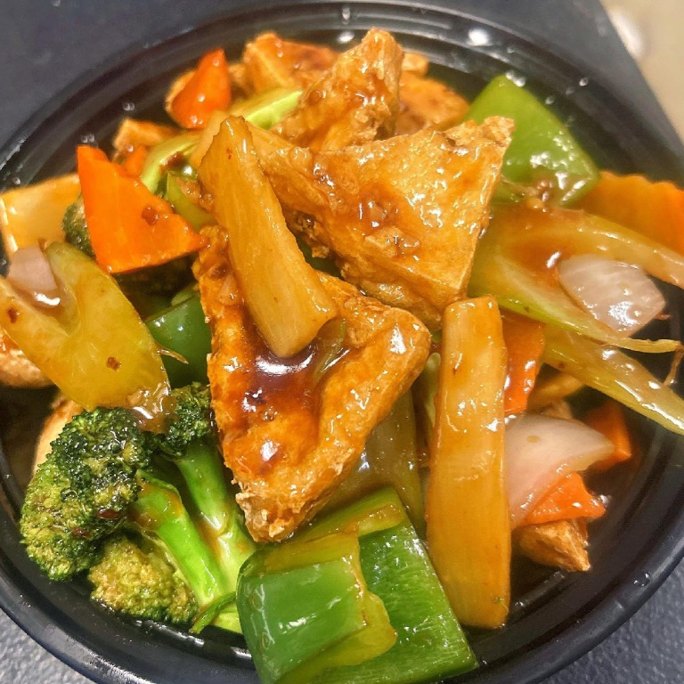 Fried Bean Curd w. Garlic Sauce