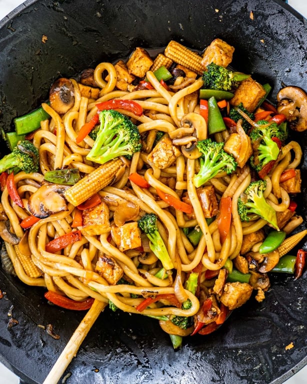 Crazy Udon Noodles Stir Fry