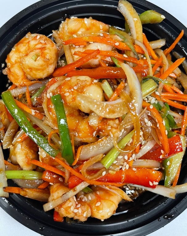Teriyaki Sauteed Shrimp