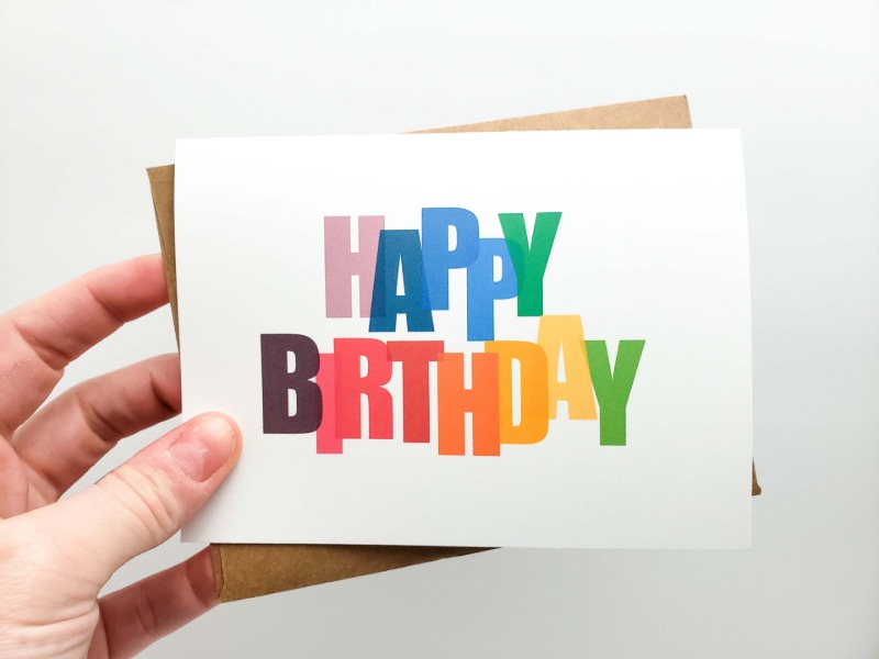 2. Colorful Birthday Card Image