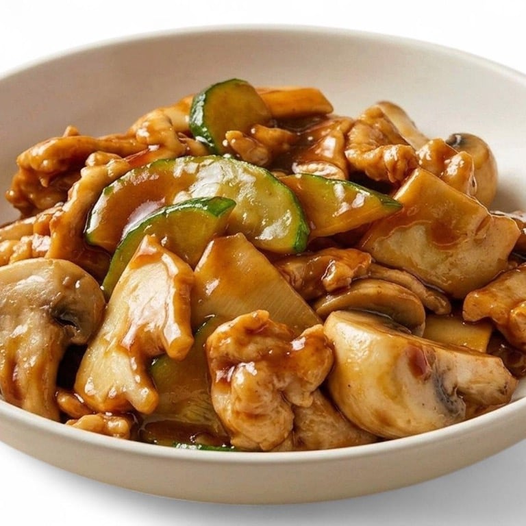 Chicken w. Mushroom 蘑菇鸡