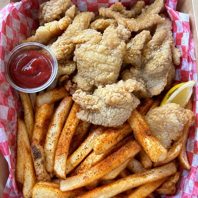 Fried Swai Fish Basket 炸巴沙鱼篮