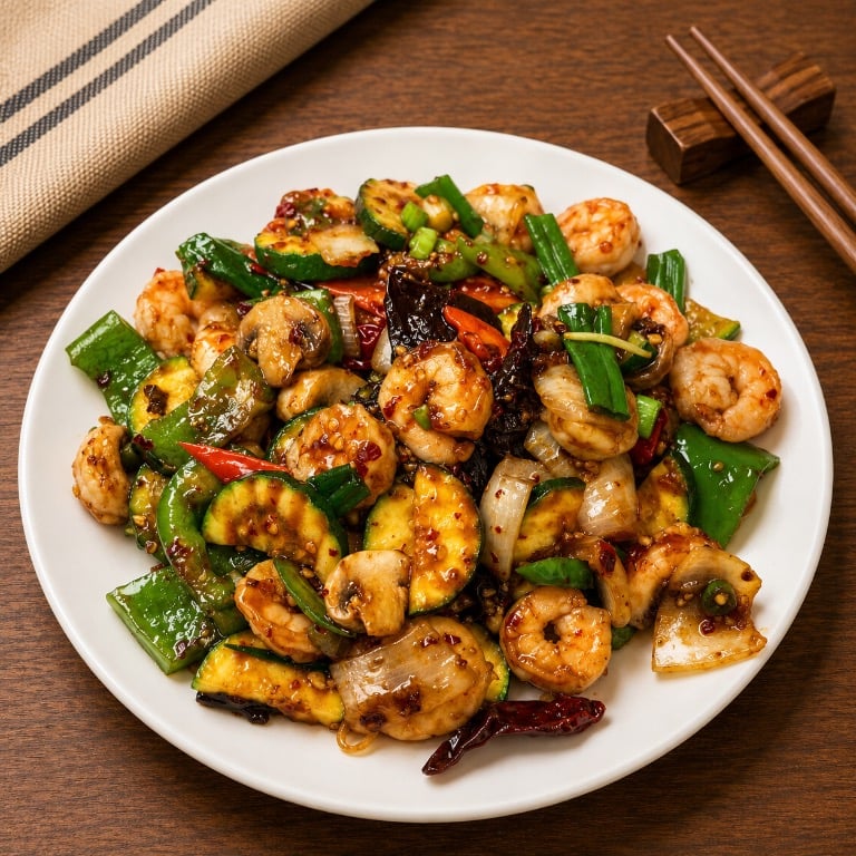 Hot Garlic Shrimp 鱼香虾