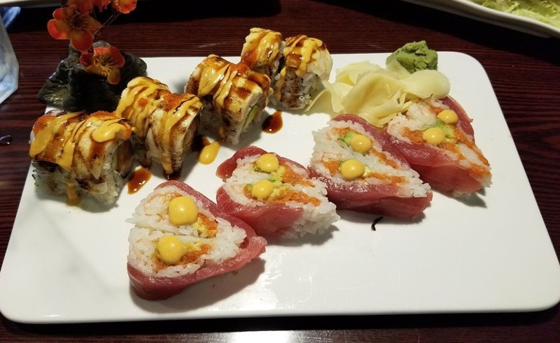 Manhattan Roll and Sweetheart Roll
Tokyo Sushi & Grill - Sugarcreek Twp