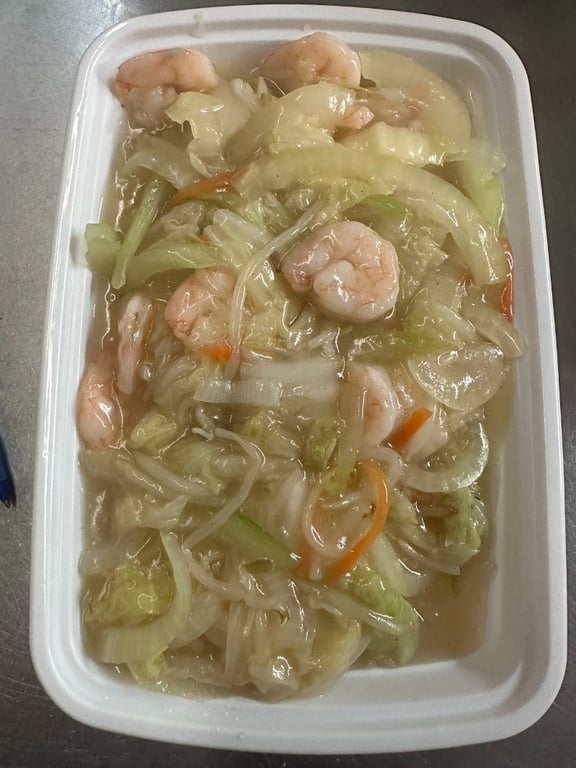 30. Shrimp Chow Mein 虾炒面