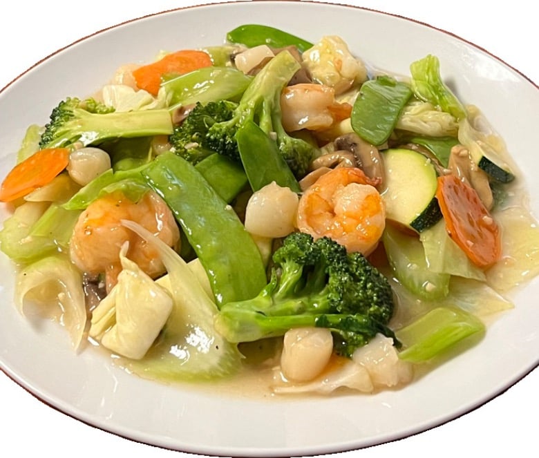 70. Scallops & Shrimp with Vegetables