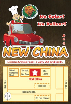 New china store carry out