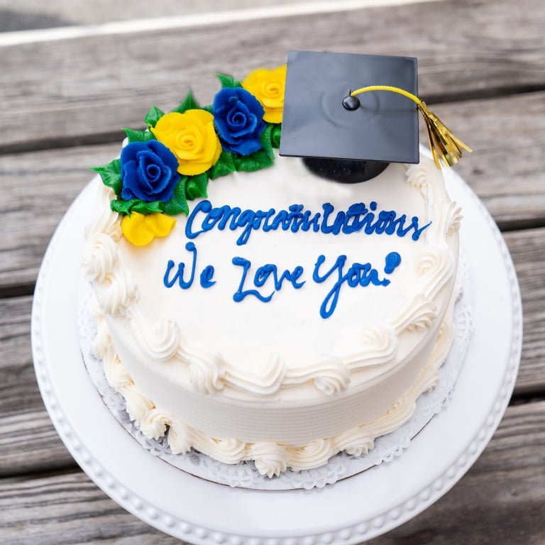 Graduation Cake - Local College/University Image