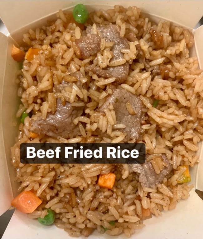 F3. 牛炒饭 Beef Fried Rice