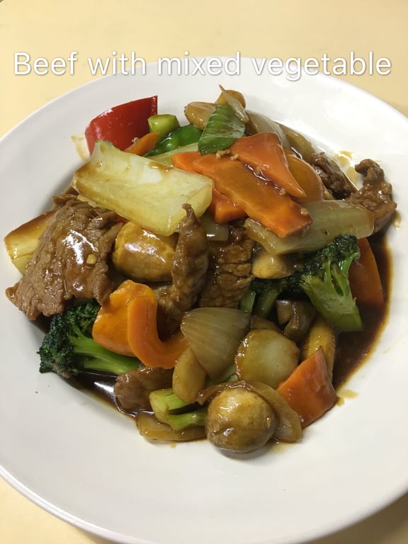 Beef with Mixed Vegetable