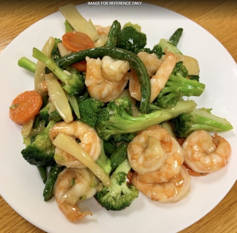 Shrimp w. Mix Vegetable 素菜虾 Image