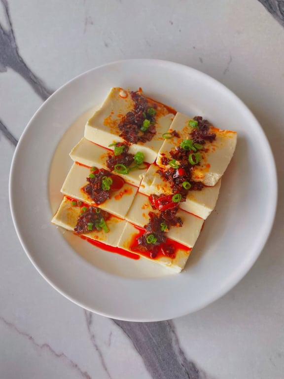 Spicy Tofu with Peanut Sauce