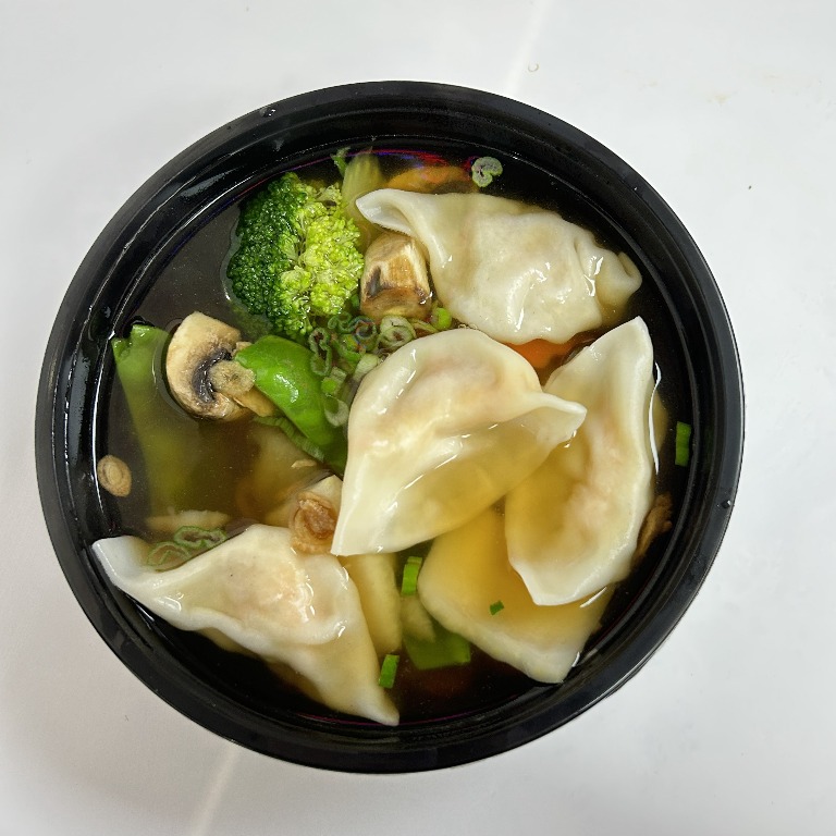 N9. Vegetable Dumplings Noodles Soup