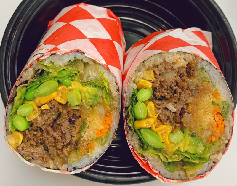 12. Black Pepper Beef Burrito