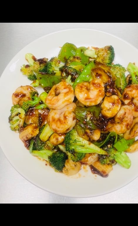 Shrimp with Garlic Sauce 鱼香虾