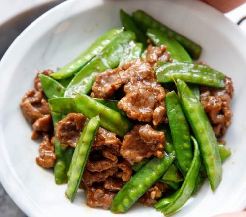 B-6. Beef with Snow Peas