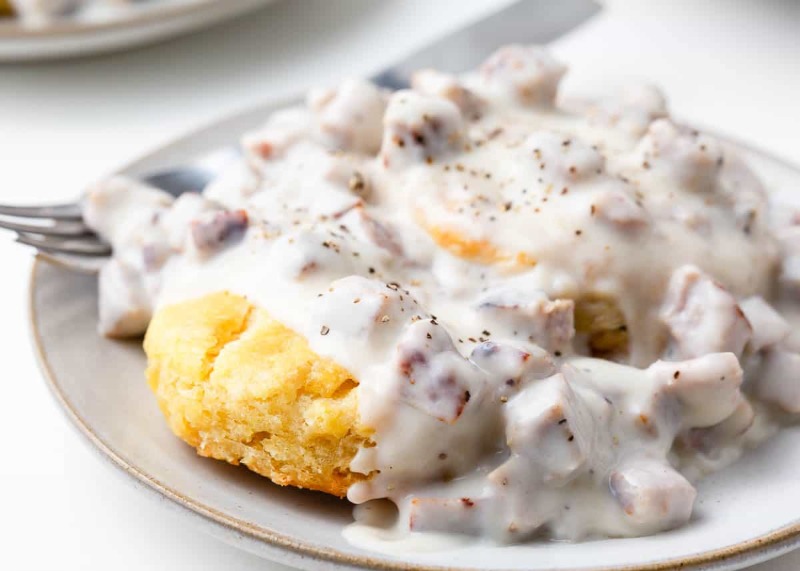 Homemade Biscuits and Sausage Gravy