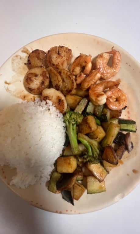 Shrimp & Scallop Hibachi