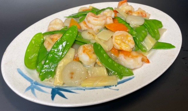 Shrimp with Snow Peas