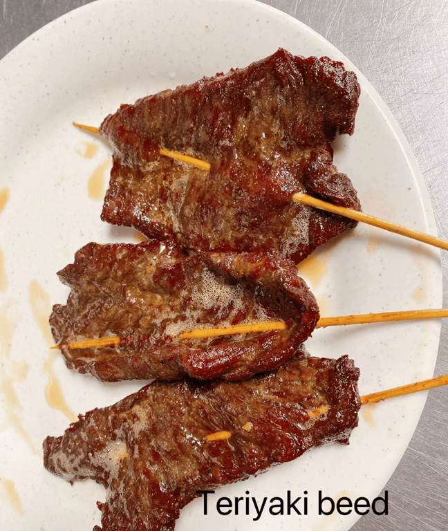 牛肉串 A3. Beef Teriyaki (3)