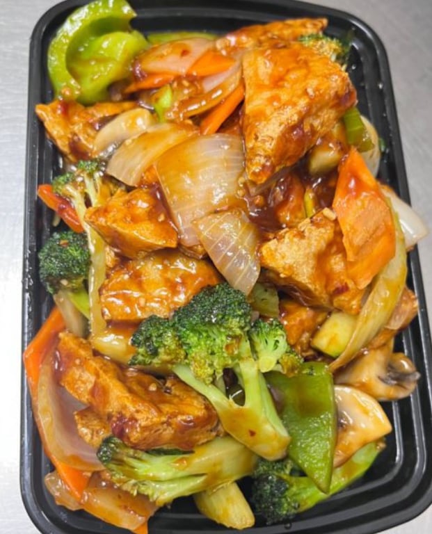 Fried Tofu w. Garlic Sauce