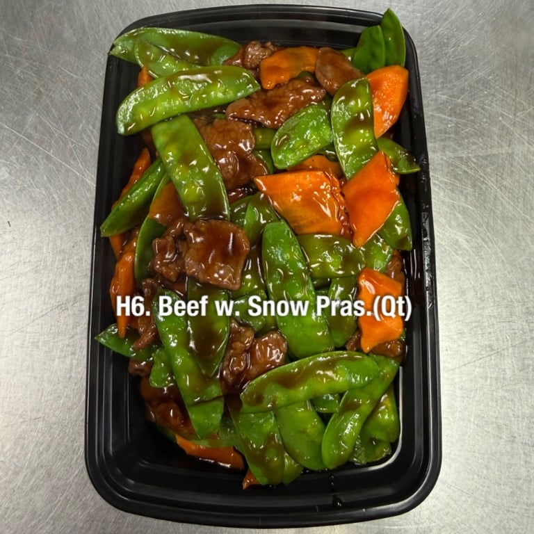 H3. 雪豆牛 Beef w. Snow Peas