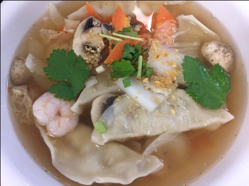 Wonton Soup (Large, W/ Rice)