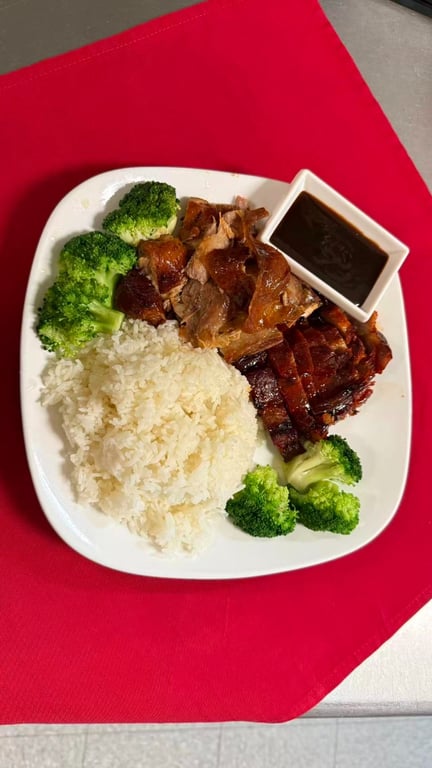 Roast Duck Over Rice