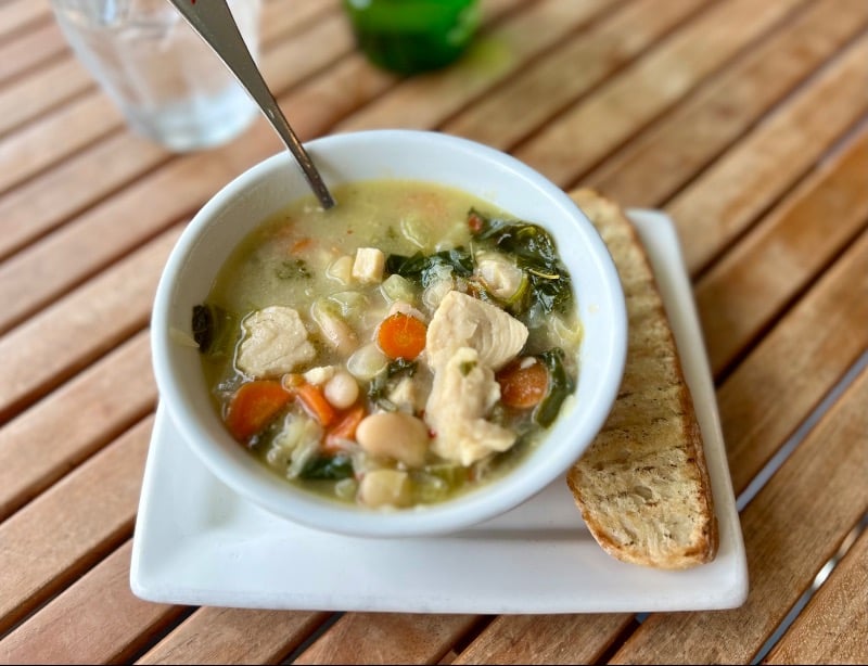 Mahi-Mahi white bean soup