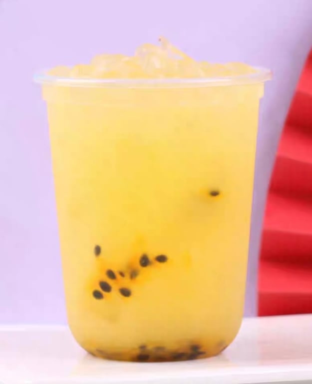 Passion Fruit Yakult with Crystal Boba