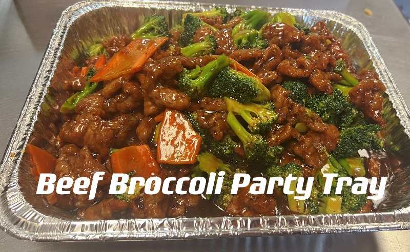 Beef Broccoli Party Tray 芥兰牛派对盘