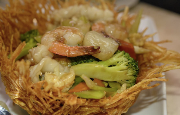 SS-18. Seafood Delicacy on Bird's Nest