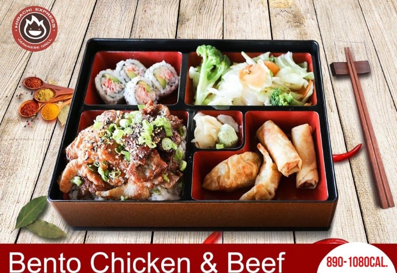 Bento Box Chicken & Beef