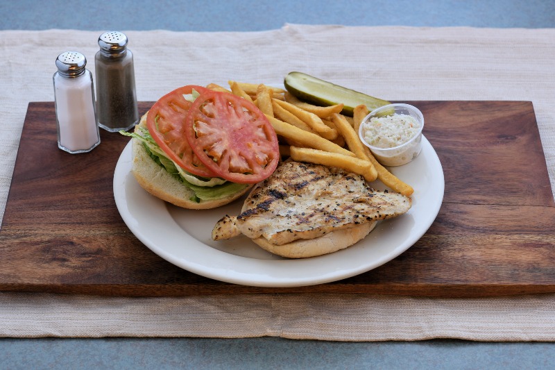 Grilled Marinated Chicken Breast Sandwich