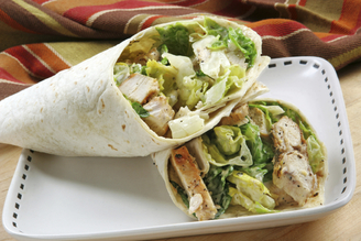 Grilled CHICKEN WRAP w/ Choice Side/Snack Image