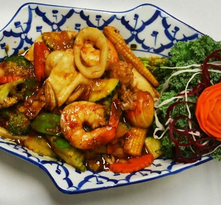 SS-17. Seafood Delight in Black Bean Sauce