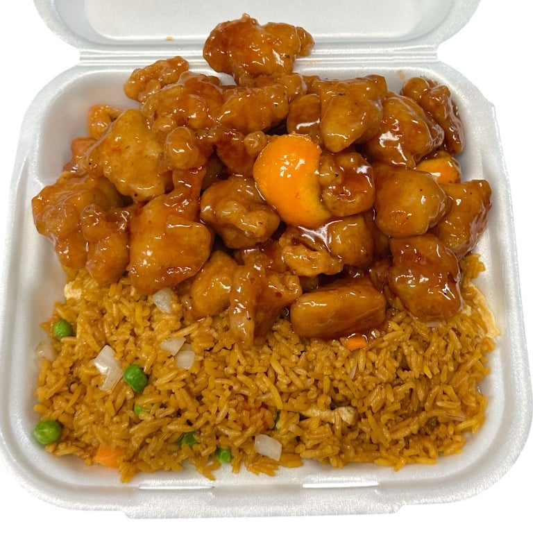 C18. Orange Chicken 陈皮几